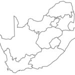 Outline Map Of South Africa South Africa Map Africa Map Africa Outline