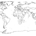 Outline Map Of World Wallpapers Wallpaper Cave