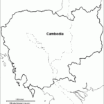 Outline Map Research Activity 1 Cambodia EnchantedLearning