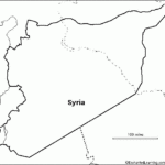 Outline Map Research Activity 1 Syria EnchantedLearning