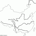Outline Map Rivers Of China EnchantedLearning
