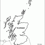 Outline Map Scotland EnchantedLearning