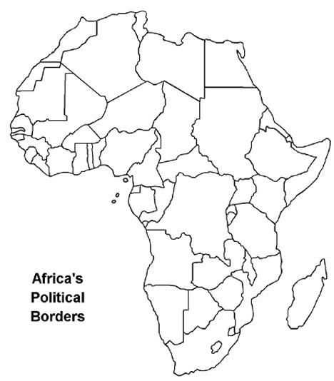 Physical Geography 101 Africa Quiz Map