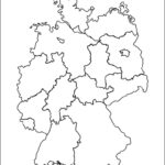 Printable Blank Map Of Germany Outline Transparent PNG Map