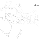 Printable Blank Map Of Oceania Printable Word Searches