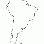 Printable Blank Map Of South America Pdf