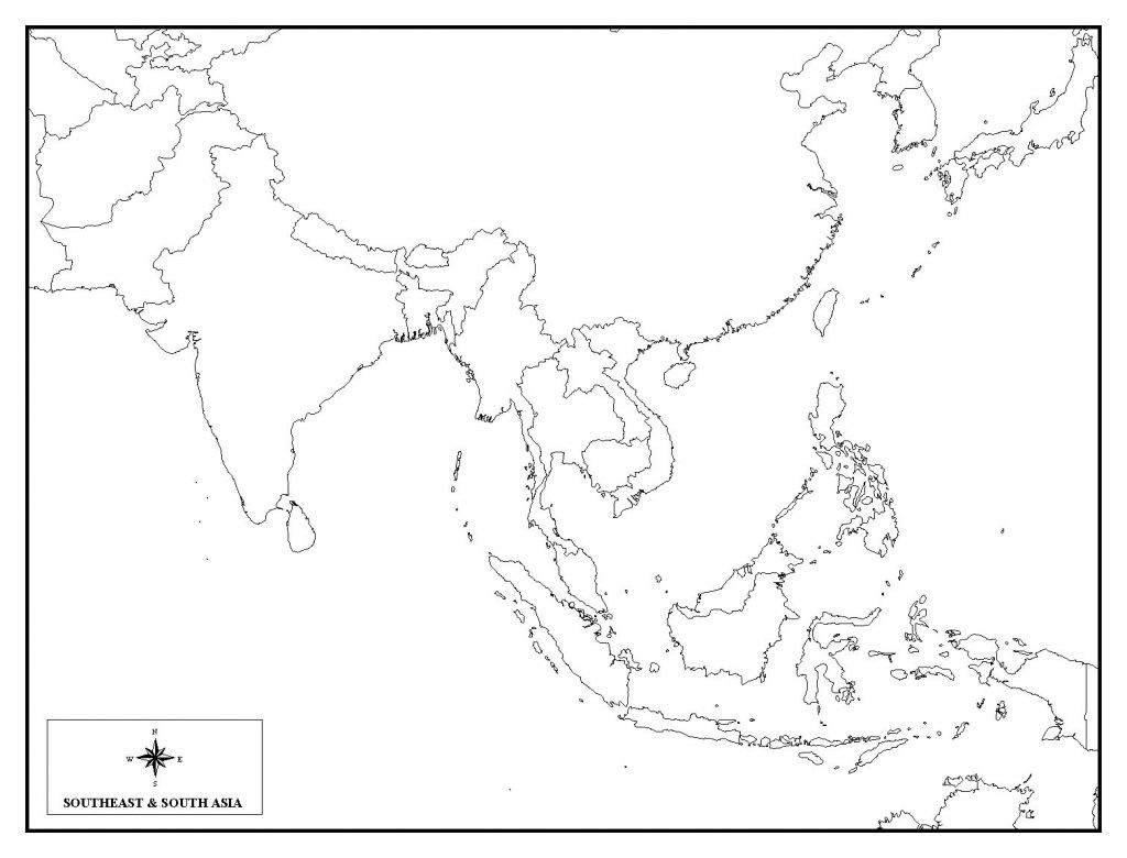 Printable Blank Map Of Southeast Asia Printable Maps