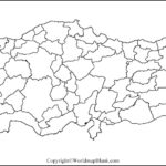 Printable Blank Map Of Turkey Outline Transparent PNG Map