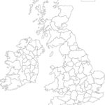 Printable Blank UK United Kingdom Outline Maps Royalty Free Map