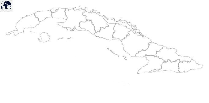 Printable Cuba Blank Map With Outline Transparent Map PDF Map Of 