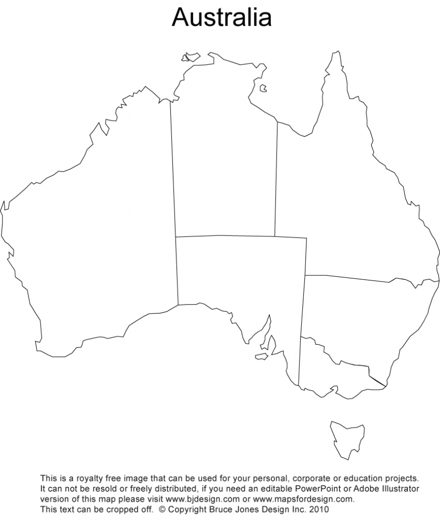 Printable Map Of Australia With States And Capital Cities Travel 