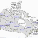 Printable Map Of Canada Provinces And Territories And Capital Cities