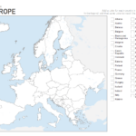 Printable Map Of Europe Blank Time Zones Map