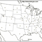 Printable Us Map With Capital Cities Refrence United States Map Blank