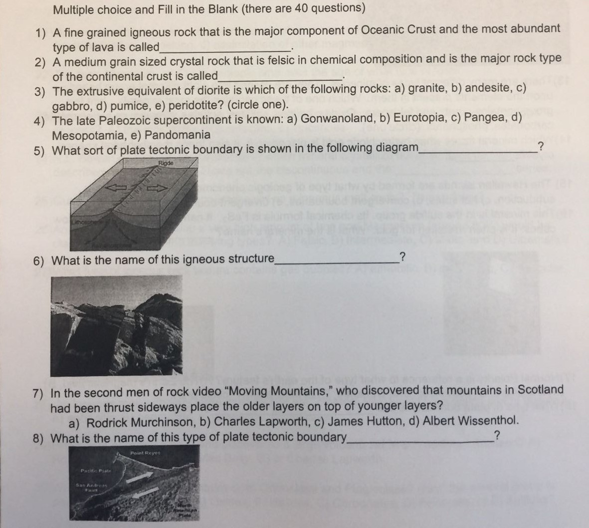 Solved Multiple Choice And Fill In The Blank A Fine Grained Chegg