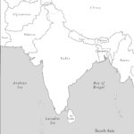 South Asia Blank Map