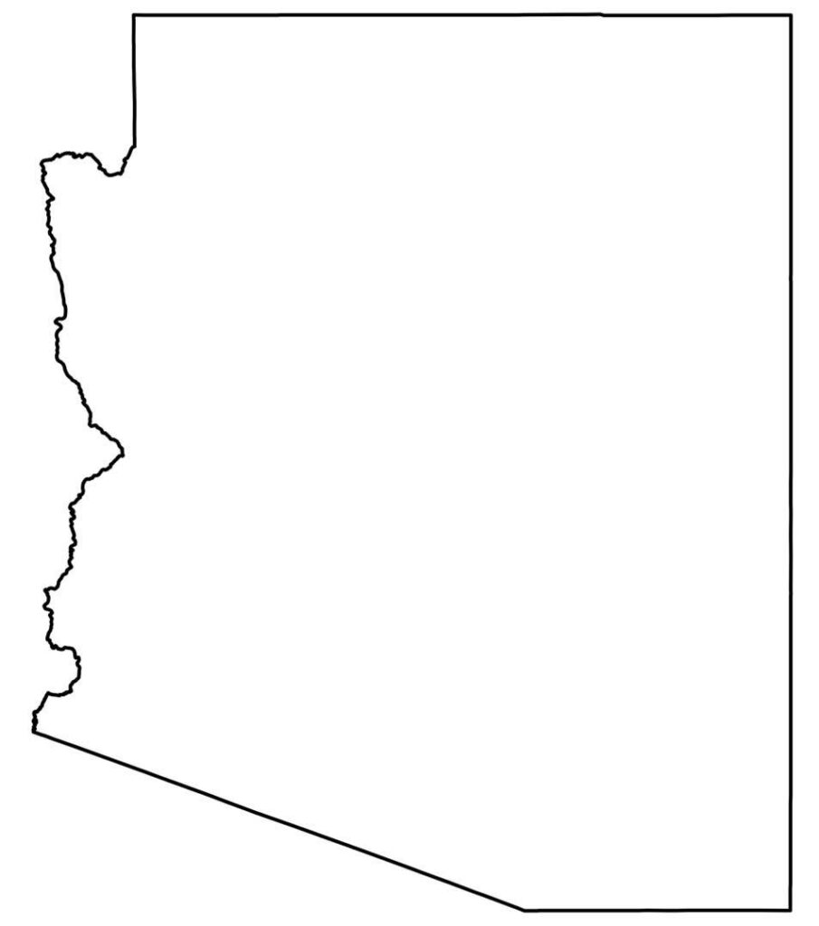 State Outlines Blank Maps Of The 50 United States GIS Geography