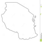 Tanzania Outline Map Stock Photography Image 4486262