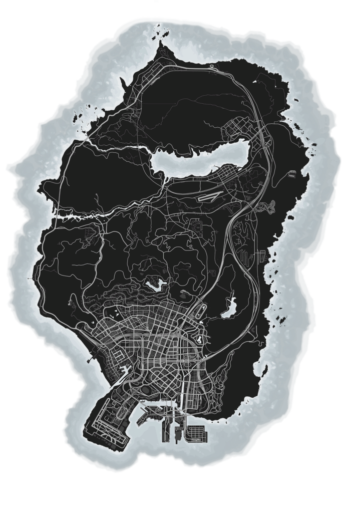 The Los Santos Map In High Resolution GTA V GTAForums