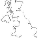 United Kingdom Blank Outline Map United Kingdom Coloring Page Printable