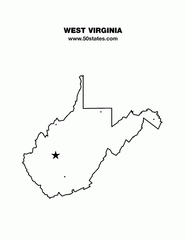 West Virginia Map