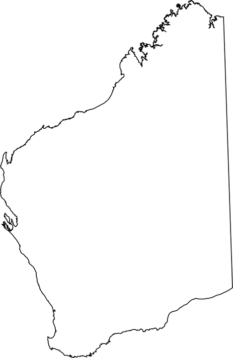 Western Australia Map Free Vector Graphic On Pixabay