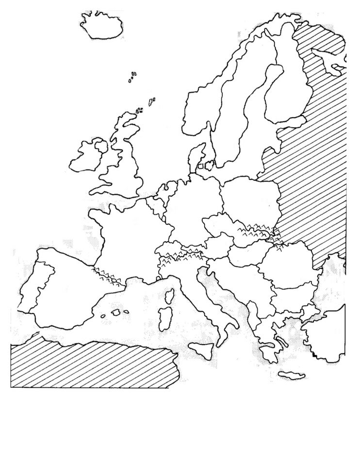 Western Europe Map Mr Krier s History 7 Europe Map Map Political Map