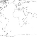 World Physical Map Black And White Google Search World Map Outline