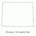Wyoming Blank Maps Blank Outline Map Blank Outline With Capital